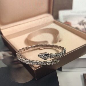 BVLGARI Snake Bracelet With Diamonds
